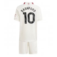 Manchester United Marcus Rashford #10 Rezervni Dres za djecu 2023-24 Kratak Rukav (+ Kratke hlače)